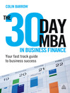 The 30 Day MBA in Business Finance (eBook): Your Fast Track Guide to Business Success